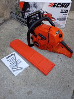 Like-New Echo 20" Inch 59.8cc Gas 2-Stroke Rear Handle Timber Wolf Chainsaw