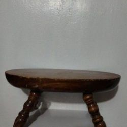 MC - VTG CORNWALL WOOD PRODUCTS STOOL 15" / 7" H