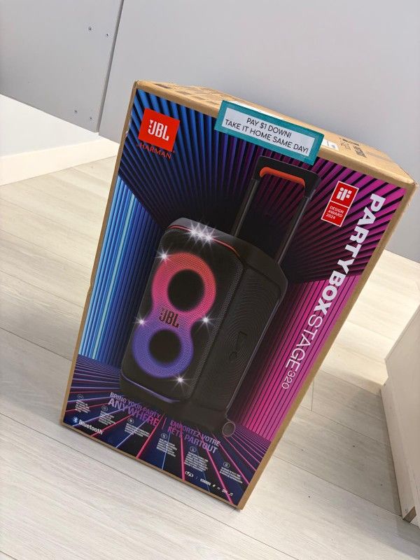 JBL PartyBox Stage 320 Bluetooth Speaker New - Pay $1 DOWN AVAILABLE - NO CREDIT NEEDED