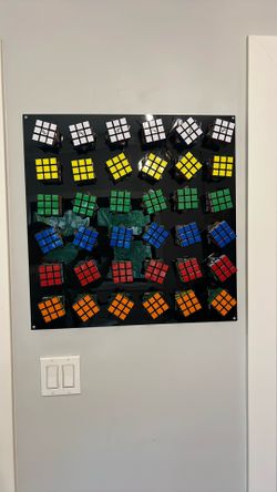 Rubik’s Original Work Of Art - Wall Hanging 24 x 24