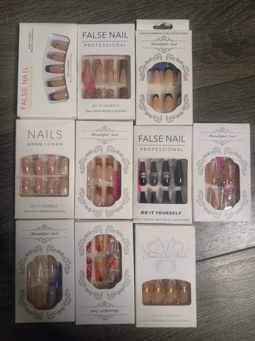 Press On Finger Nails $5 Each Or 5/$20
