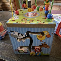 Wood Activity Cube
