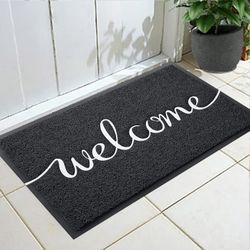Door Mat, Welcome Mats Outdoor, Front Door Mat for Outside Entry, Doormat Outdoor/Indoor Entrance, Front Door Rugs for Entryway Indoor, for Entryway, 