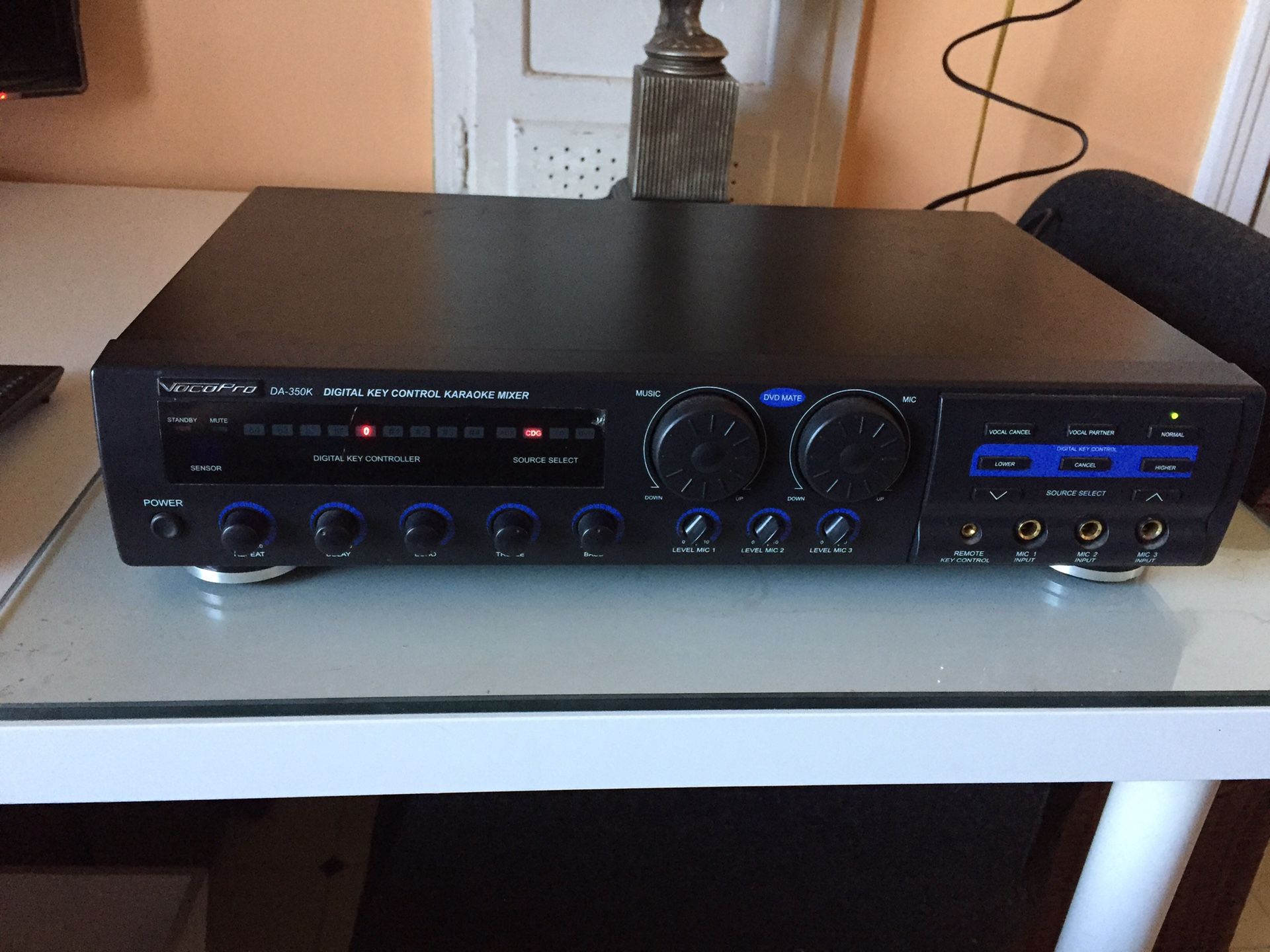 Vocopro da 350k Digital key control karaoke mixer