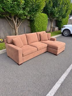 Crate and Barrel Sectional couch sofa