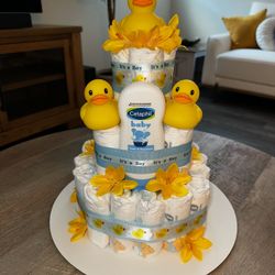 Duck Diaper Cake 