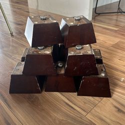 Replacement Couch/Section Sofa Feet Set Of 12 Solid Wood