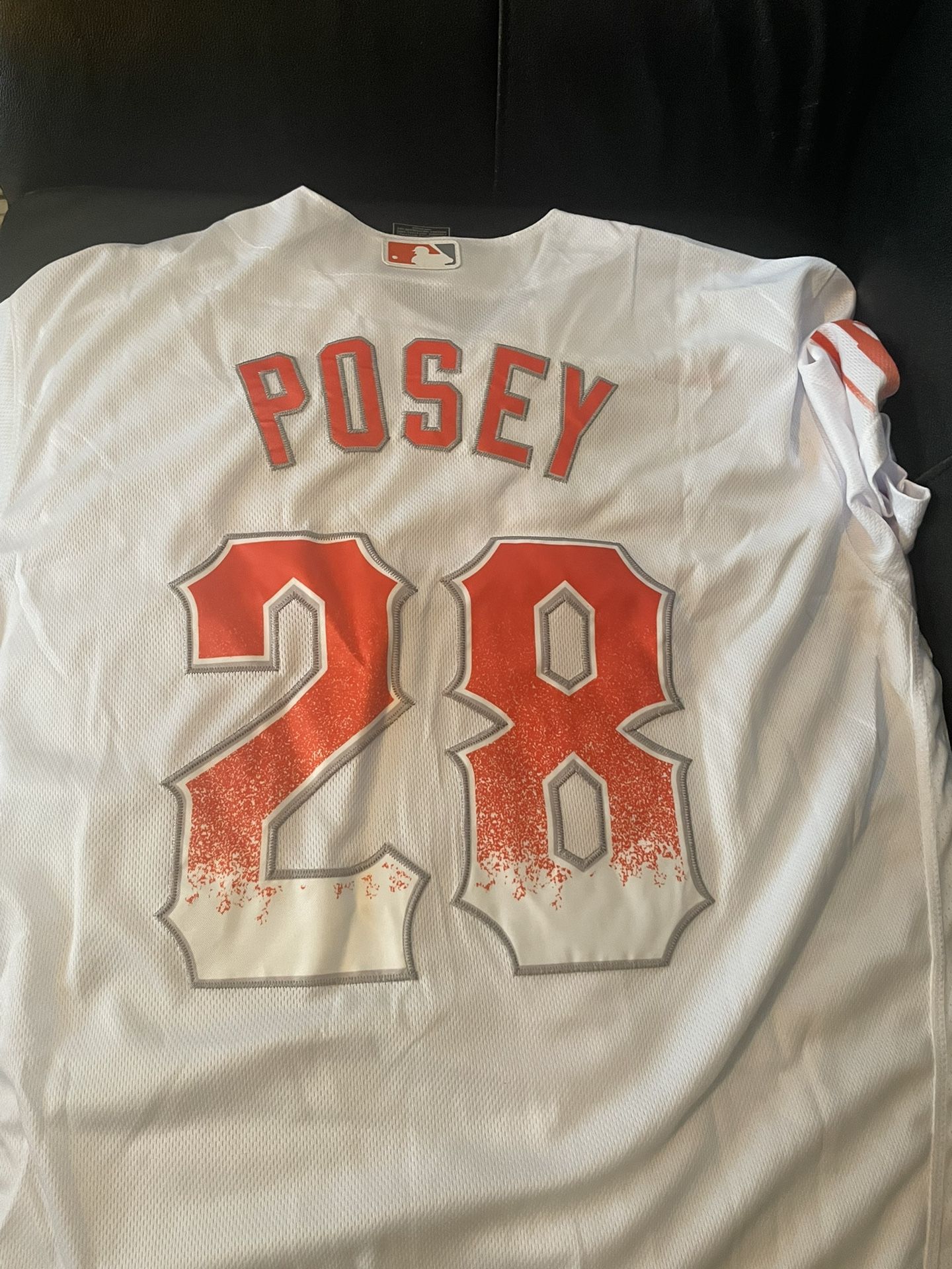 Fog White Buster Posey San Francisco Giants Jerseys