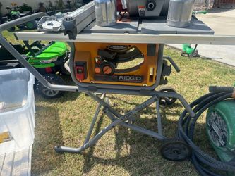 Riged table saw