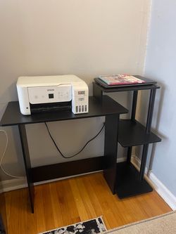 Laptop Notebook Computer Desk, Espresso/Black
