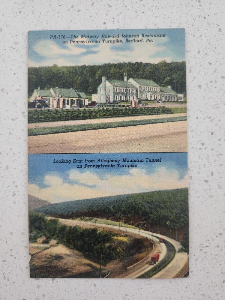 Vintage PA Turnpike Postcard