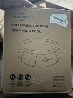 Inflatable swimming pool