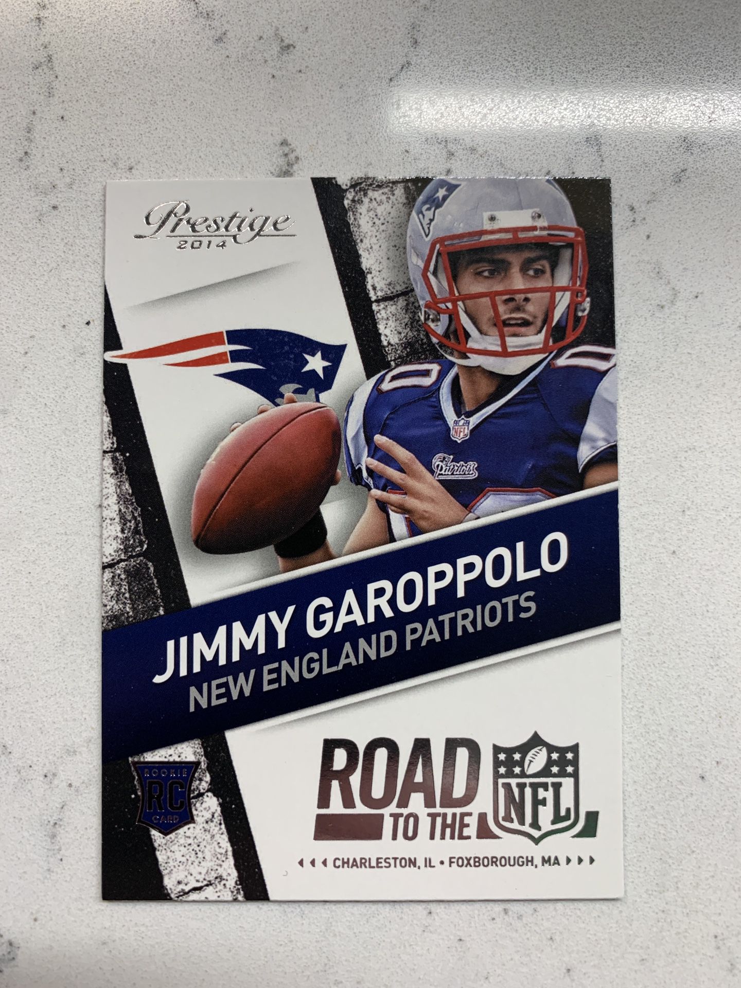 2014 Panini Prestige #11 Jimmy Garoppolo Road to the NFL Rookie RC