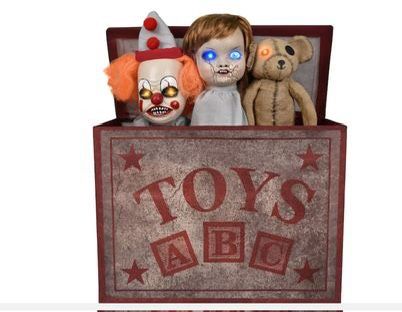 Haunted Living Toybox Talking Doll Halloween Animatronic
