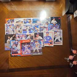 Lot of 11 New York Yankees Baseball Cards – Mixed Years & Players