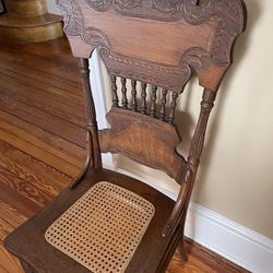 Four Oak Vintage Chairs