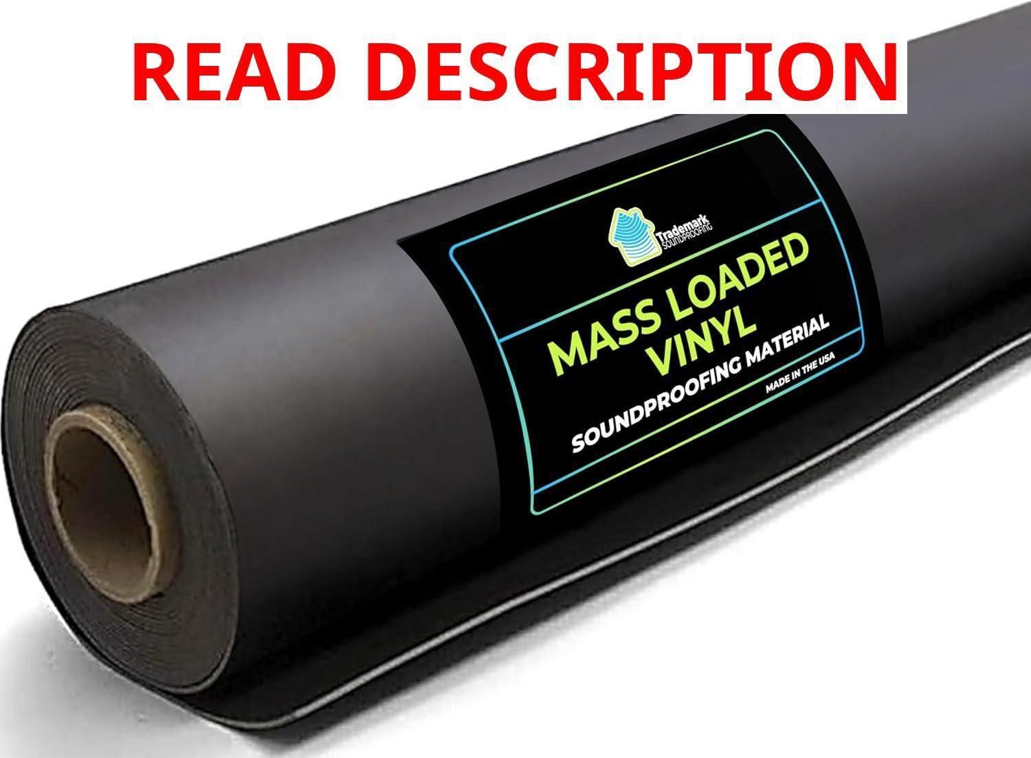 Brand New In Box Trademark Sndproofing Mass Loaded Vinyl 1lb