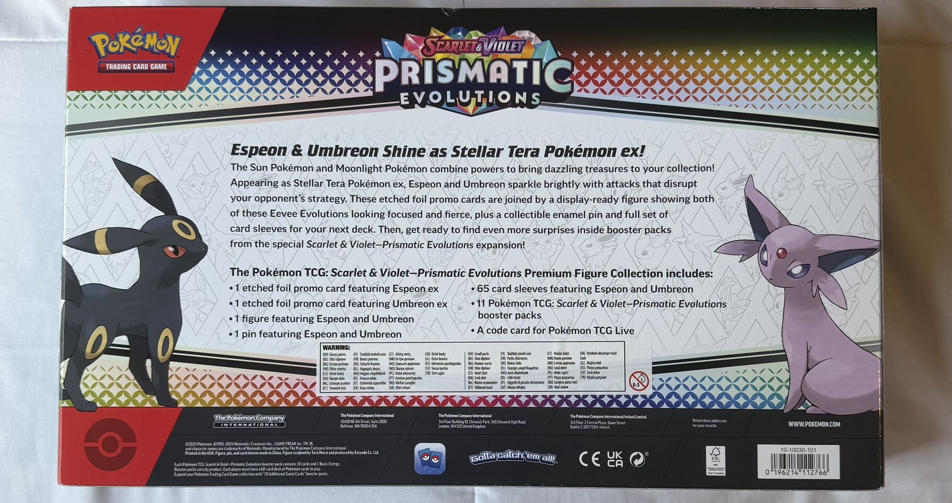 prismatic evolutions premium figure collection