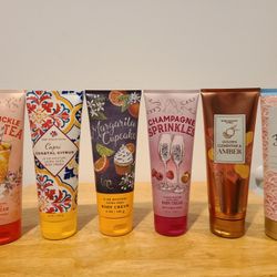 6 Bath & Bodyworks Body Creams 