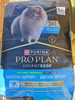 Purina Pro Plan AdvantEDGE Small Breed Digestive Support Plus Salmon, 12 lb Bag