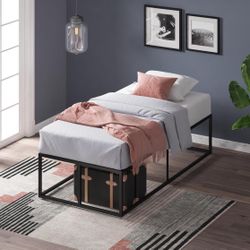 Twin Bed Frame + Mattress