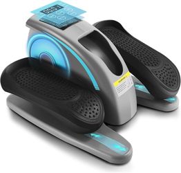 ANCHEER Under Desk Elliptical Machine, Electric Seated Pedal Exerciser, Mini Elliptical Machines for Seniors, LCD Display Monitor, Remote Control, Leg