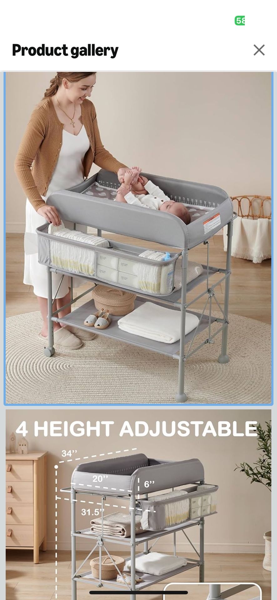 Diaper Changing Station Almost New