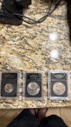 3 Vintage U.S. Dollar Coins – Eisenhower & Susan B. Anthony
