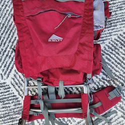 Kelty Trekker 65 External Frame Red Pack Hiking Camping Backpack 