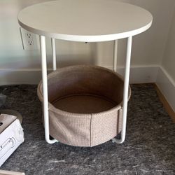 Cute Little Table With Basket