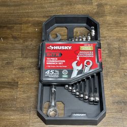 Husky BITE metric Combination Wrench Set (10-Piece