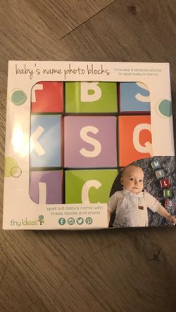 Baby name blocks