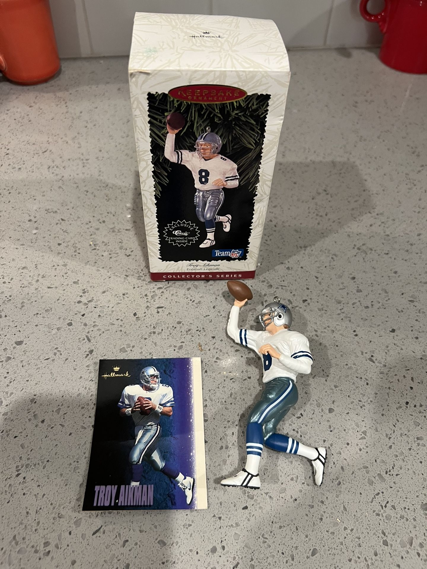 Troy Aikman - Hallmark Keepsake Ornament, Collector Series