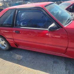 Mustang 87 To 93 Power Pass Side Door With Glass