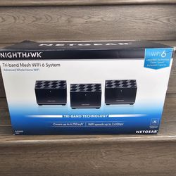 Netgear Nighthawk Wifi6 Triband Mesh Router AX3600