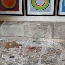 Lucite Coffee Table