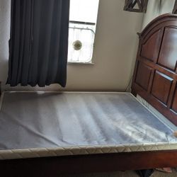 Queen Bed Frame & Box Spring 