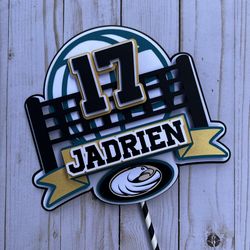 School Sports Team Cake Topper