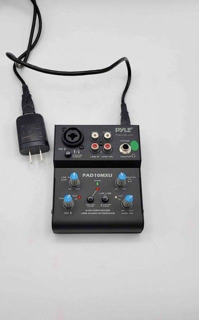 Pyle 2-Channel Audio Mixer