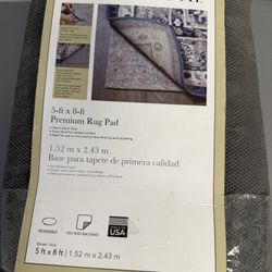 allen + roth Premium 5 × 8 (ft) 0.25-in Thick Rectangular Felt Non-Slip Rug Pad