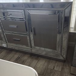 Mirrored TV Stand