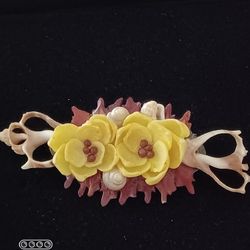 Vintage Antique OCEAN SEA SHELLS PIN