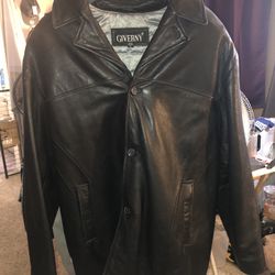 Leather Jacket Xl