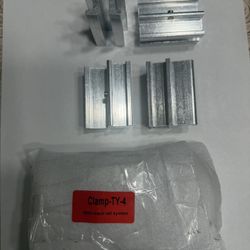 ( 4 Pcs ) Tonneau Cover Mounting Brackets — Bed Rail Mount for Toyota Tacoma and Toyota Tundra ( PART GENUINE OEM TOYOTA )