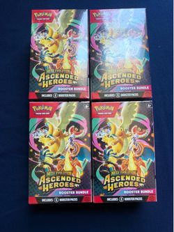 Ascended Heroes booster bundle(4)