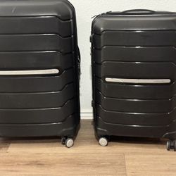 SAMSONITE OUTLINE PRO LARGE AND SMALL CHECK IN SPINNER LUGGAGE