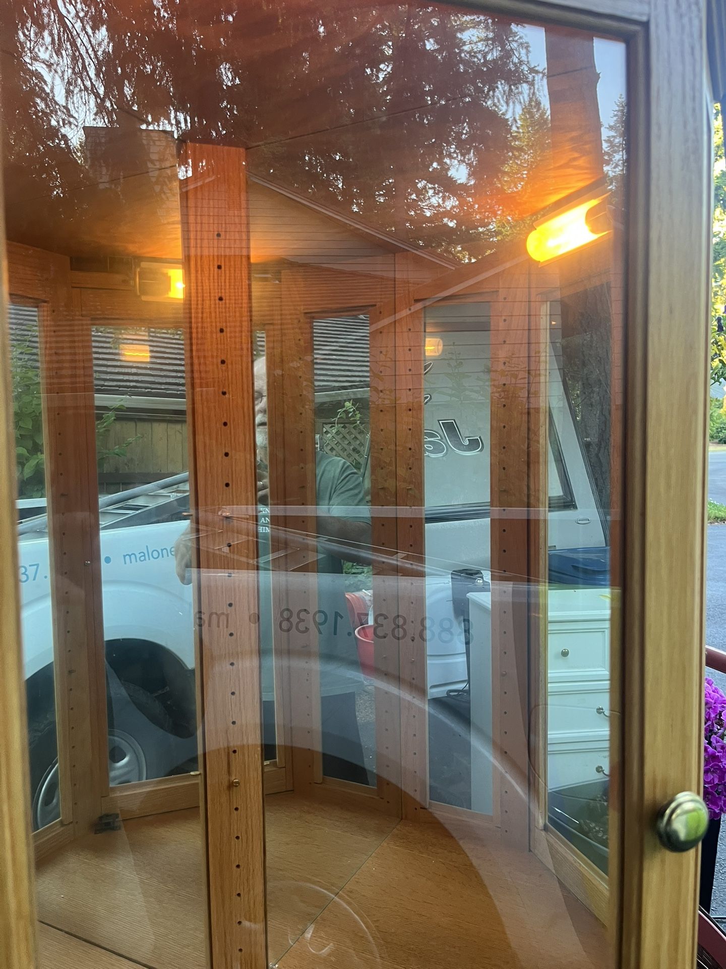 Lighted curio Shelf