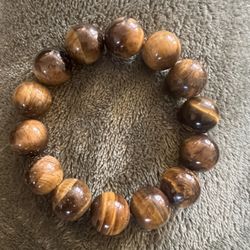 Tiger Eye Gemstone Stretch  Bracelet