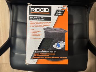 RIDGID VF7000 Wet Pick-Up Foam Filter for 5-20 Gal Shop Vacs, NEW