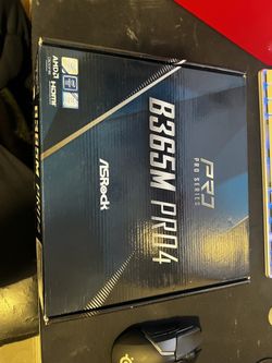 ASRock B365mPro4 Mother Board Lga101 W/o I/O Shield